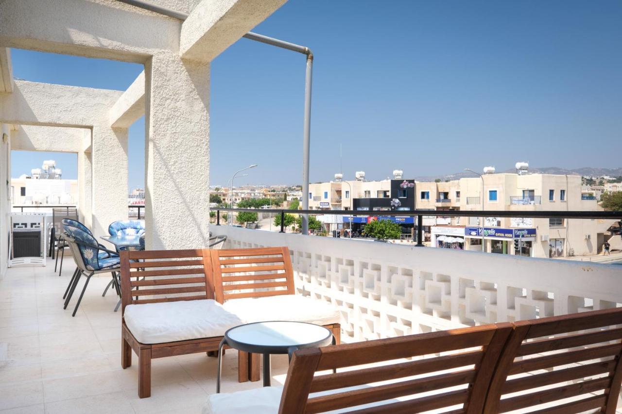 Seaview 3 Bedroom Kings Road Penthouse Pafos Dış mekan fotoğraf